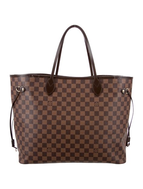 louis vuitton neverfull damier ebene.